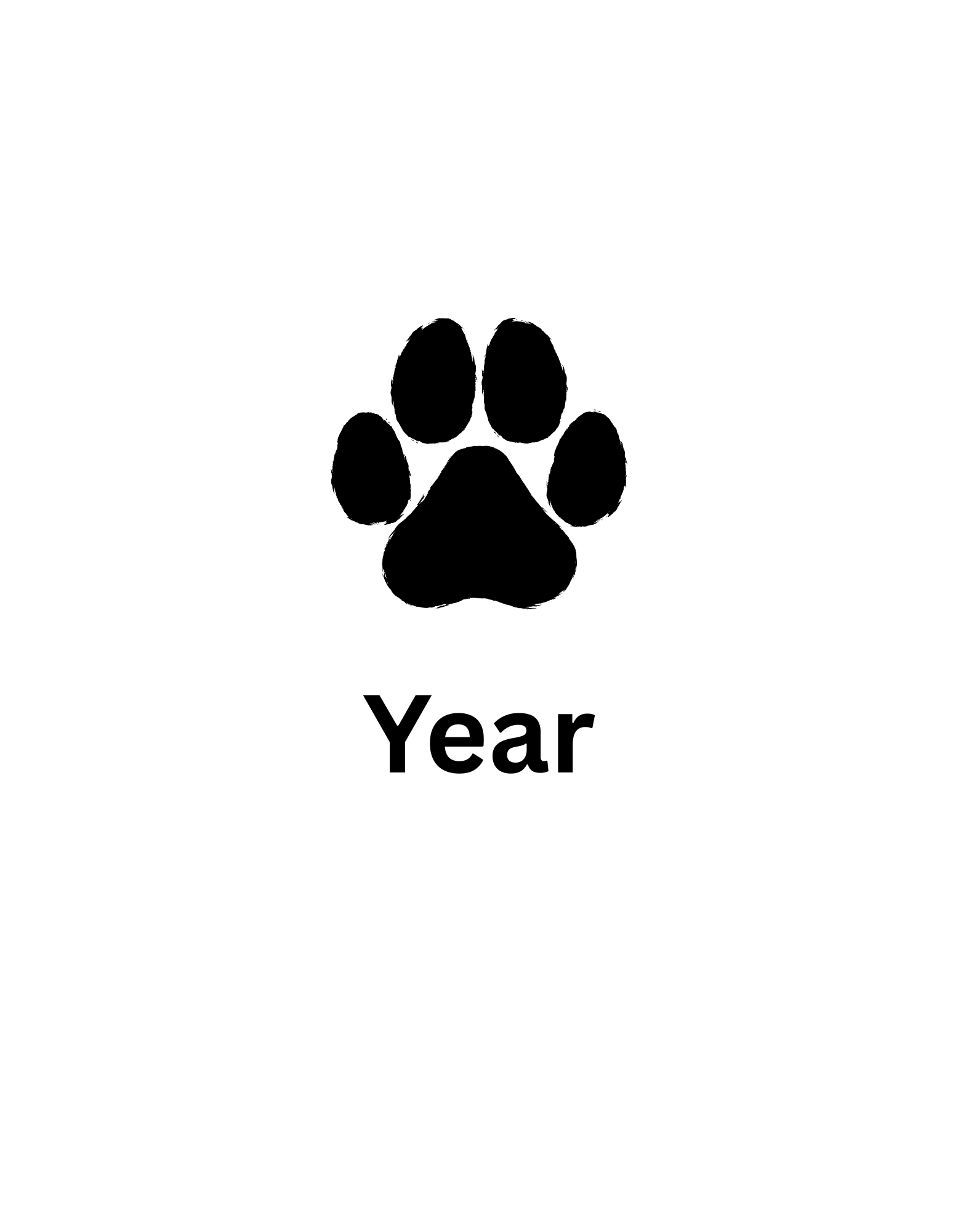 Paw Print/Year